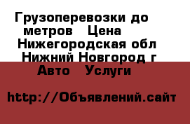 Грузоперевозки до 7.5 метров › Цена ­ 500 - Нижегородская обл., Нижний Новгород г. Авто » Услуги   